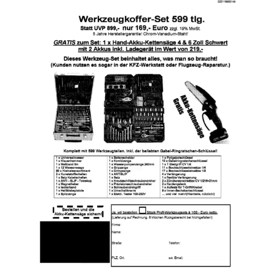 Hurra, wir haben ein Fax bekommen.